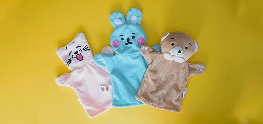 How do Animal Puppets enhance early growth in Kids