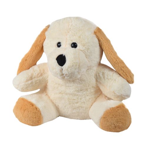 Ultra Furry Dog Stuffed Soft Plush Kids Animal Toy 13 Inch Cream