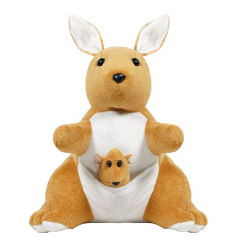 Ultra Kangaroo Stuffed Soft Plush Kids Animal Toy 12 Inch Brown