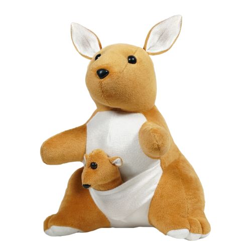 Ultra Kangaroo Stuffed Soft Plush Kids Animal Toy 12 Inch Brown