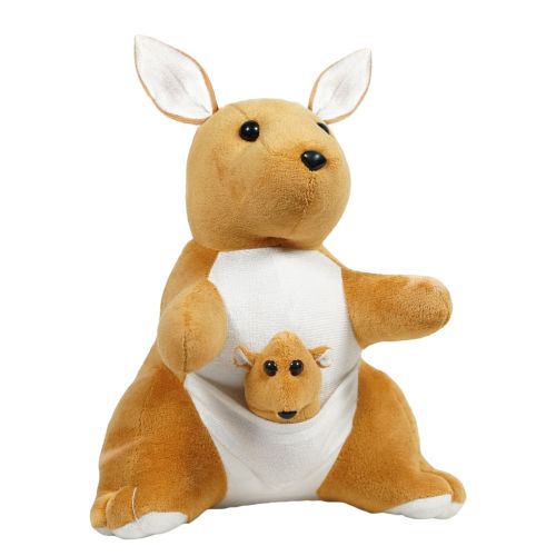 Ultra Kangaroo Stuffed Soft Plush Kids Animal Toy 12 Inch Brown