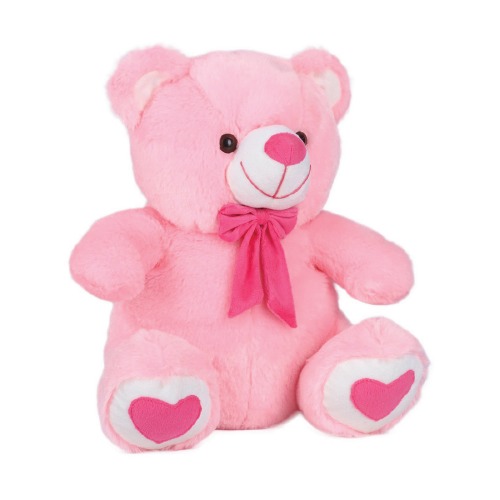 Ultra Spongy Stuffed Teddy Bear Soft Plush Toy 15 Inch Pink