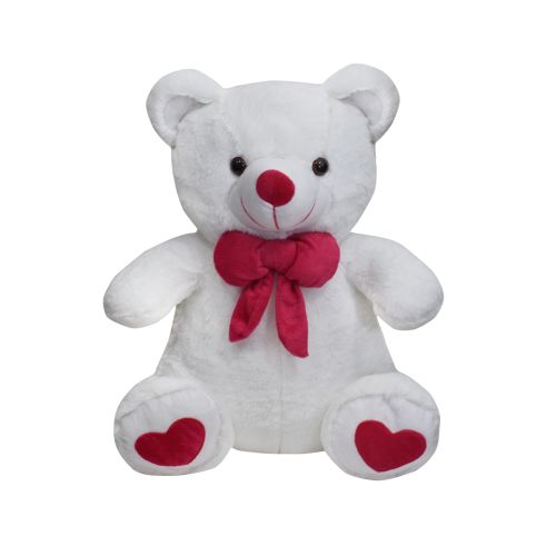 Ultra Spongy Stuffed Teddy Bear Soft Plush Toy 15 Inch White