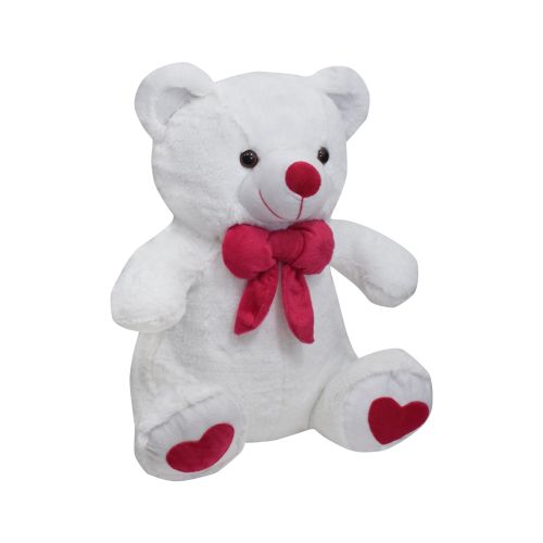 Ultra Spongy Stuffed Teddy Bear Soft Plush Toy 15 Inch White
