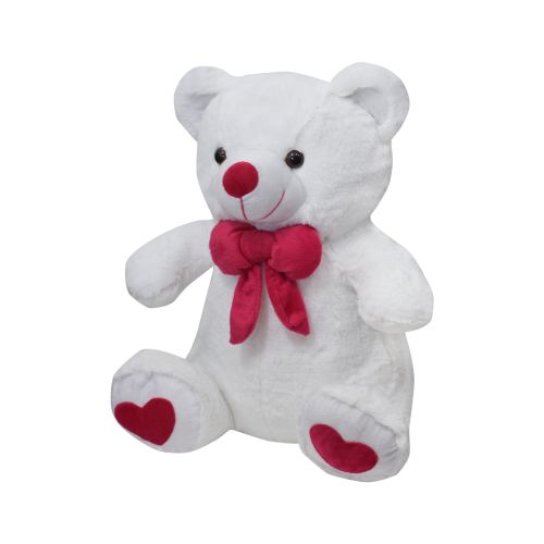 Ultra Spongy Stuffed Teddy Bear Soft Plush Toy 15 Inch White
