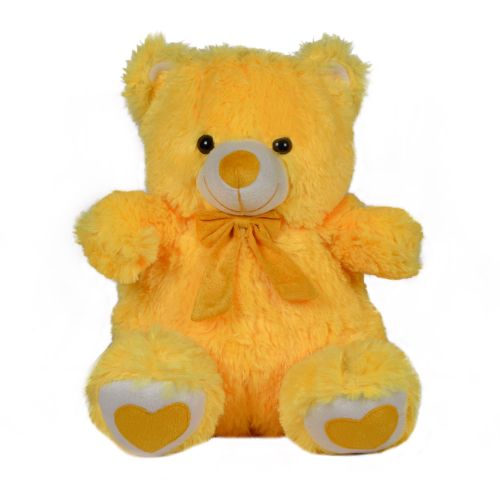 Ultra Spongy Stuffed Teddy Bear Soft Plush Toy 15 Inch Yellow