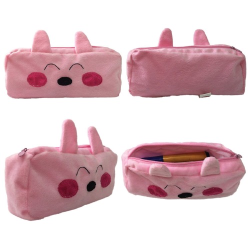 Ultra Fluffy Customized Animal Pencil Pouch Case Any 3 In 1 Set Assorted