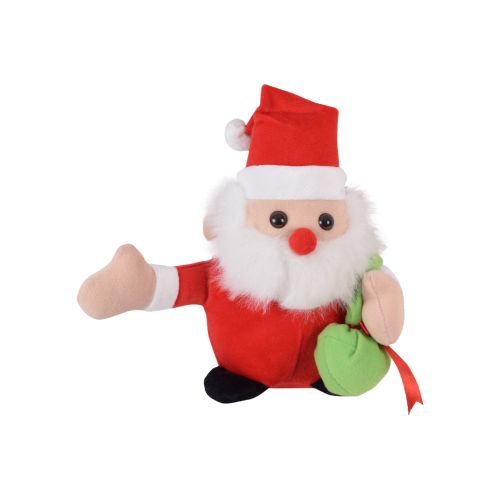 Ultra Jingle Bells Stuffed Santa Claus Christmas Decor Xmas Soft Toy 7 Inch