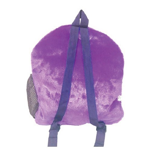 Ultra Twins Monkey Plush Stuffed Animal School Bag 14 Inch Purple