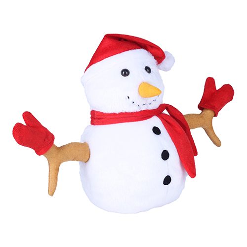 Ultra Christmas Snowman Stuffed Soft Plush Kids Animal Toy 13 Inch White