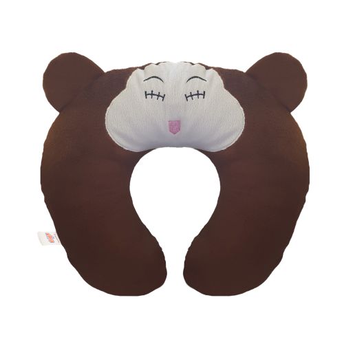 Ultra Cat Travel Neck Support Cushion Pillow 14 Inch Brown