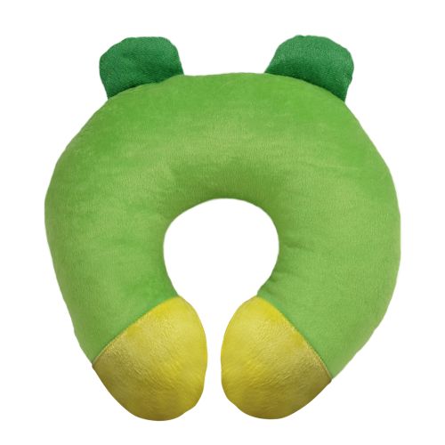 Ultra Frog Travel Neck Support Cushion Pillow 14 Inch Green