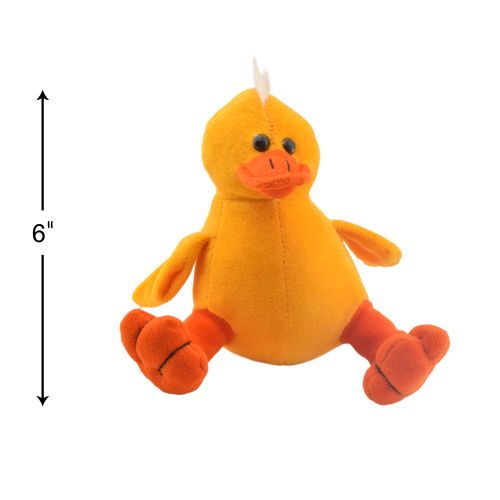 Ultra Small Duck Stuffed Soft Plush Kids Animal Toy 6 Inch Yellow