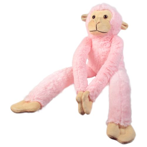 Ultra Hanging Long Leg Monkey Stuffed Soft Toy 21 Inch Pink