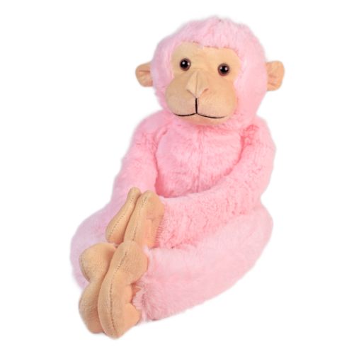 Ultra Hanging Long Leg Monkey Stuffed Soft Toy 21 Inch Pink