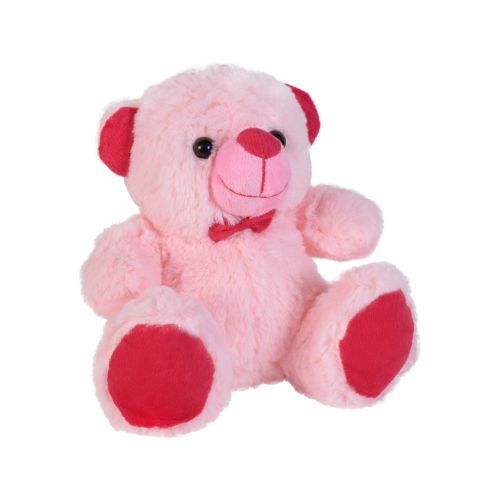 Ultra Jolly Stuffed Teddy Bear Soft Plush Toy 7 Inch Pink