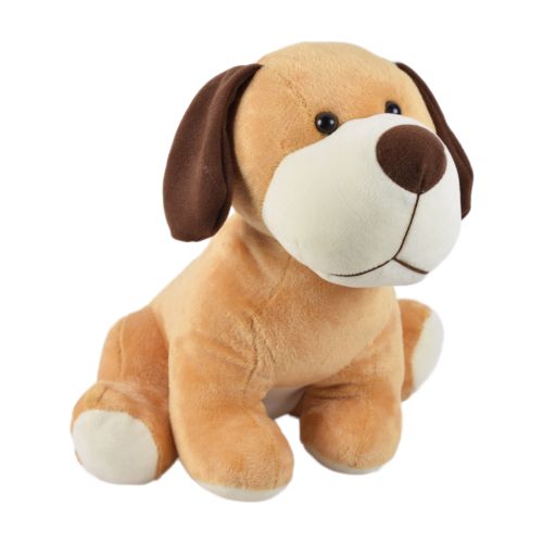 Ultra Cute Sitting Dog Stuffed Soft Plush Kids Animal Toy 12 Inch Brown