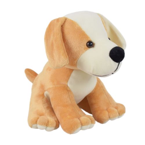 Ultra Adorable Puppy Dog Stuffed Soft Plush Kids Animal Toy 8 Inch Brown