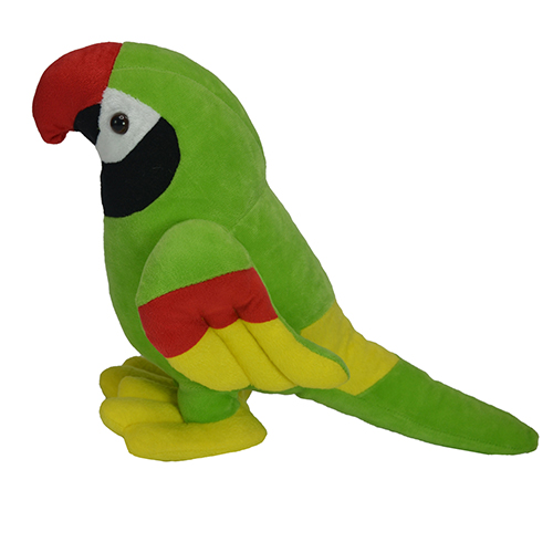 Ultra Green Buddy Parrot Stuffed Soft Plush Kids Animal Toy 15 Inch