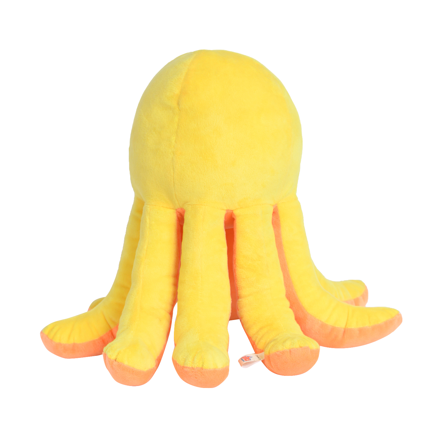 Ultra Yellow Smiling Octopus Stuffed Soft Plush Kids Animal Toy 15 Inch