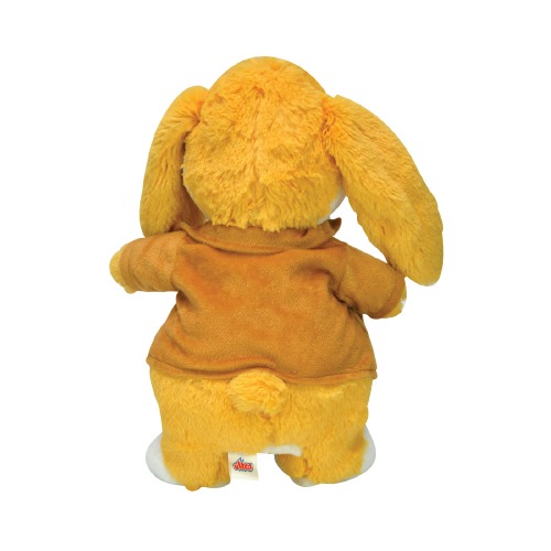 Ultra Yellow Jacket Bunny Rabbit Stuffed Soft Animal Toy with Fluppy Long Ears 12 Inch Yellow