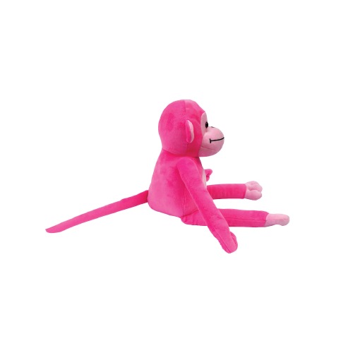 Ultra Sitting Monkey Stuffed Soft Plush Kids Animal Toy 18 Inch Pink