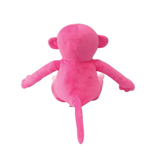 Ultra Sitting Monkey Stuffed Soft Plush Kids Animal Toy 18 Inch Pink