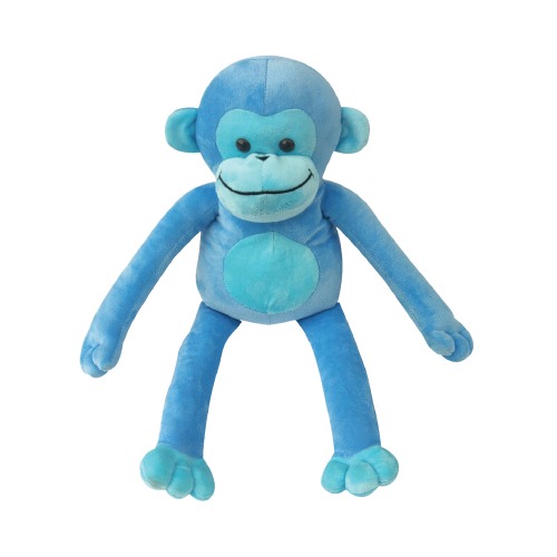 Ultra Sitting Monkey Stuffed Soft Plush Kids Animal Toy 18 Inch Blue