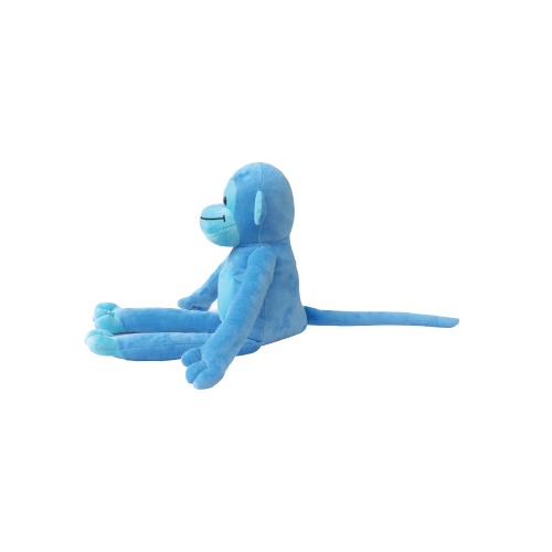 Ultra Sitting Monkey Stuffed Soft Plush Kids Animal Toy 18 Inch Blue