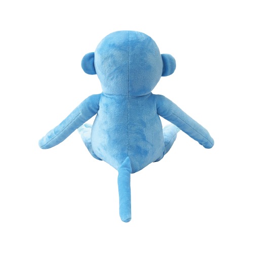 Ultra Sitting Monkey Stuffed Soft Plush Kids Animal Toy 18 Inch Blue