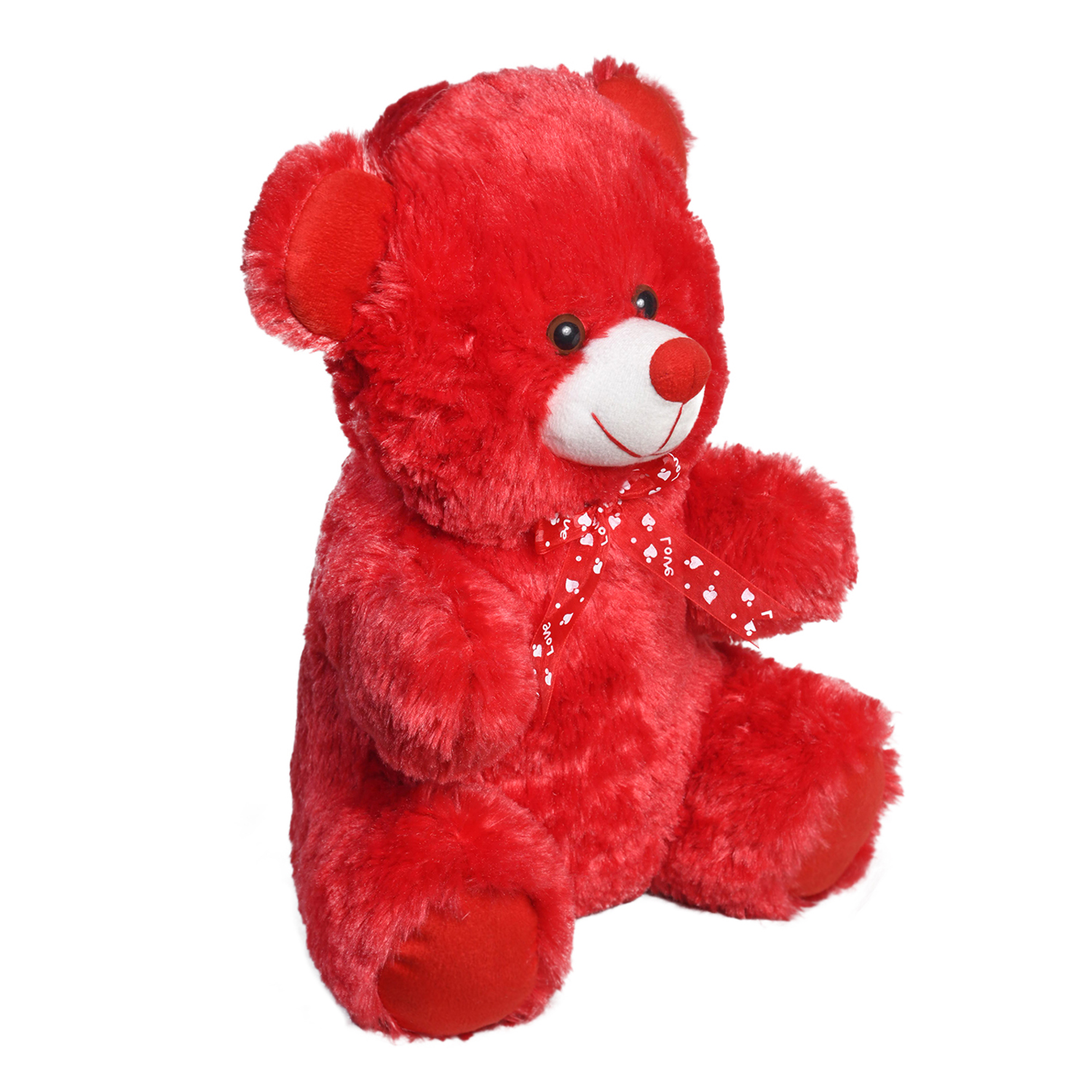 Ultra Cuddly Sitting Red Stuffed Teddy Bear Soft Toy Valentine Gift 15 Inch