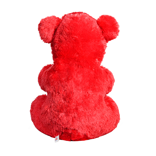 Ultra Cuddly Sitting Red Stuffed Teddy Bear Soft Toy Valentine Gift 15 Inch