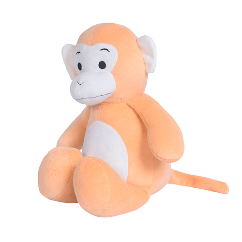 Ultra Cuddly Peach Monkey Stuffed Soft Plush Kids Animal Toy 16 Inch