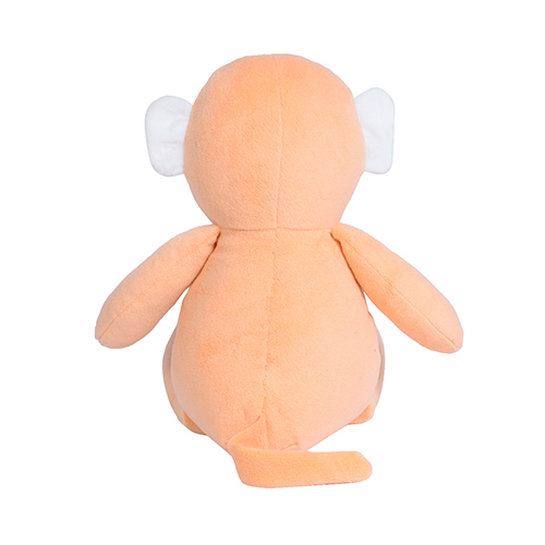 Ultra Cuddly Peach Monkey Stuffed Soft Plush Kids Animal Toy 16 Inch