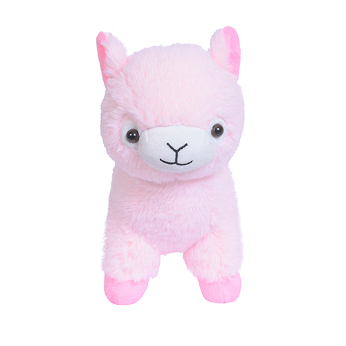 Ultra Baby Llama Sheep Lamb Stuffed Soft Plush Kids Animal Toy 10 Inch Pink