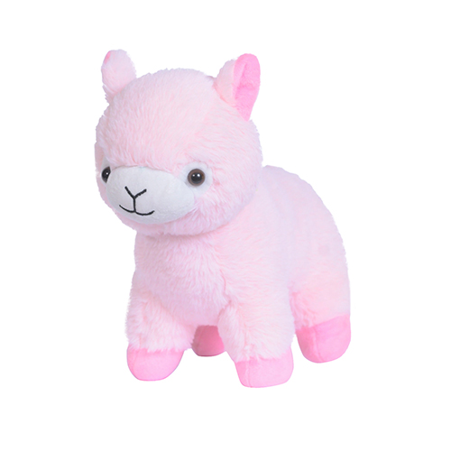 Ultra Baby Llama Sheep Lamb Stuffed Soft Plush Kids Animal Toy 10 Inch Pink