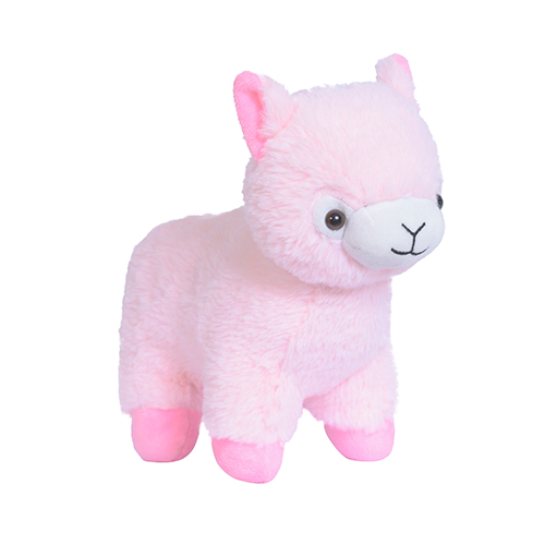 Ultra Baby Llama Sheep Lamb Stuffed Soft Plush Kids Animal Toy 10 Inch Pink