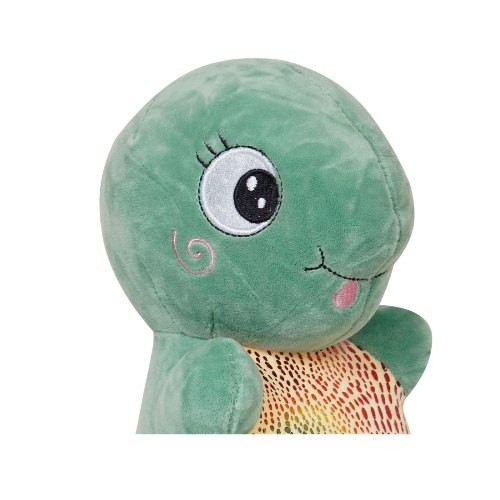 Ultra Cuddly Baby Tortoise Stuffed Plush Kids Soft Animal Toy 12 Inch Multicolor