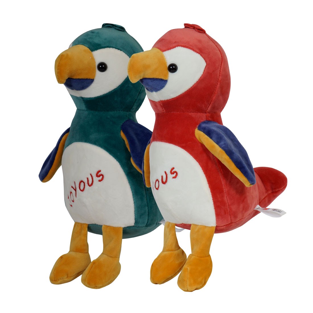 Ultra Cute Joyous Parrot Stuffed Plush Kids Soft Animal Toy 11 Inch Green