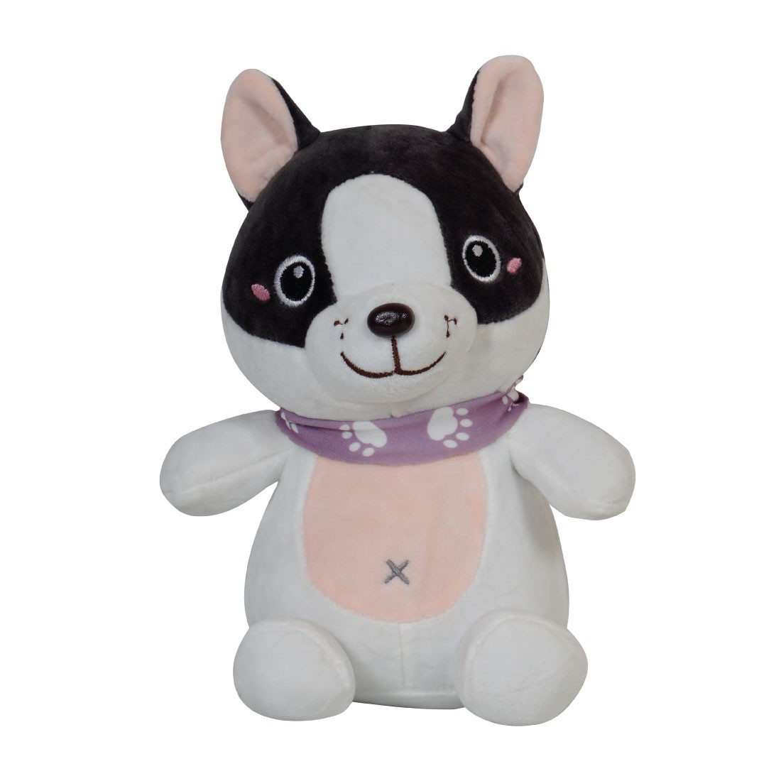 Ultra Cute Sitting Puppy Dog Stuffed Plush Kids Soft Animal Toy 10 Inch White