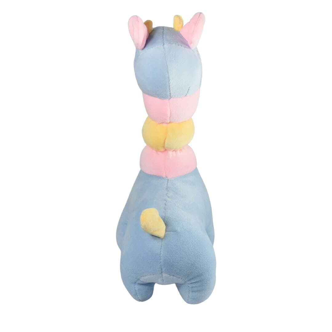 Ultra Cute Ring Giraffe Stuffed Soft Plush Kids Animal Toy 10 Inch Multicolor Light Blue