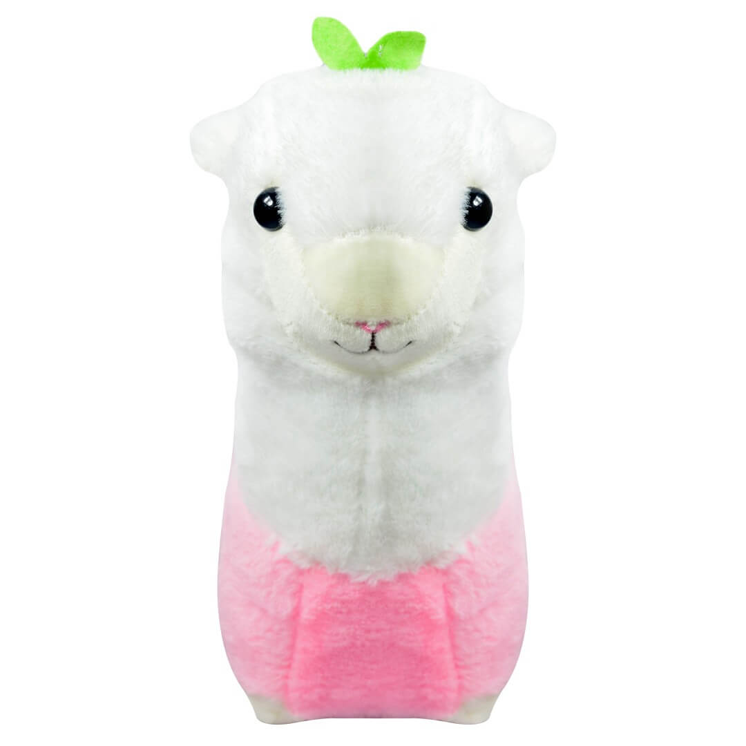 Ultra Cute Cuddly Llama Sheep Lamb Stuffed Soft Plush Kids Animal Toy 10 Inch Pink