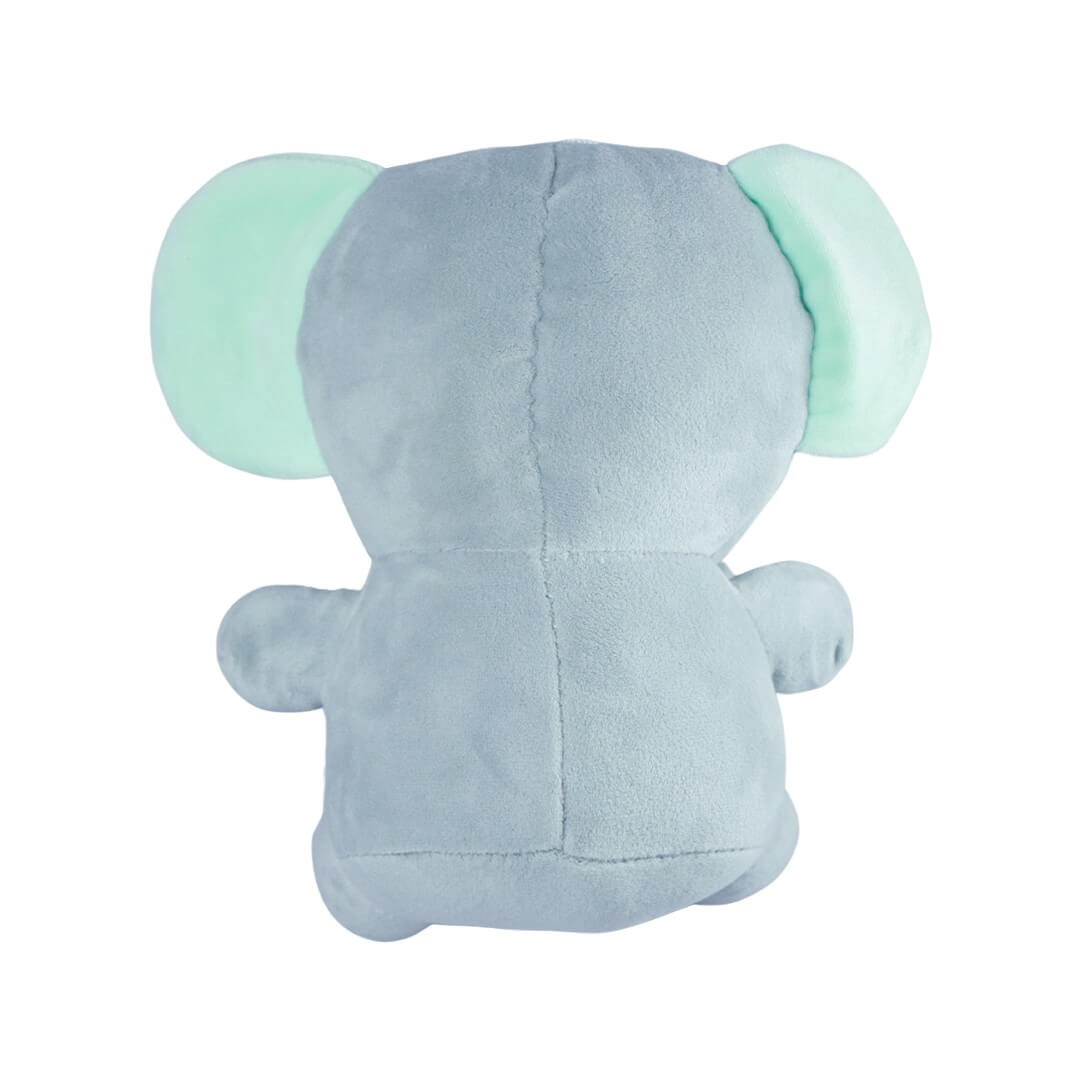 Ultra Cute Cuddly Baby Elephant Stuffed Soft Plush Kids Animal Toy 10 Inch Grey